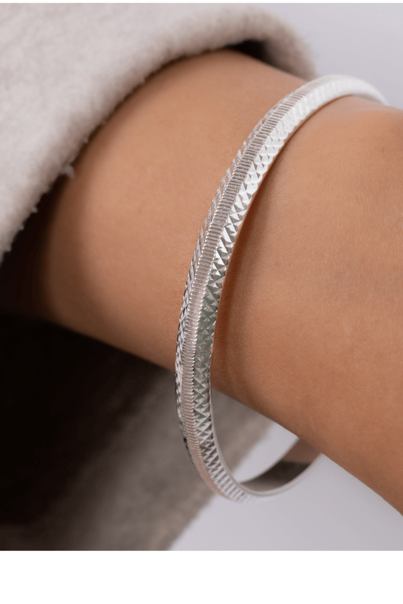 Hammered Bangle