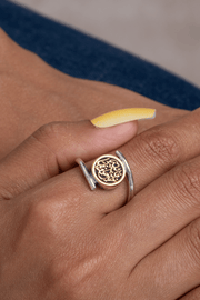 Allah Hafez Mix Gold (01) Ring