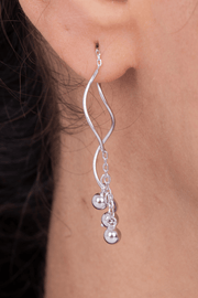 Plain Triple Balls Earring