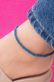 Sea jade Stone Anklet