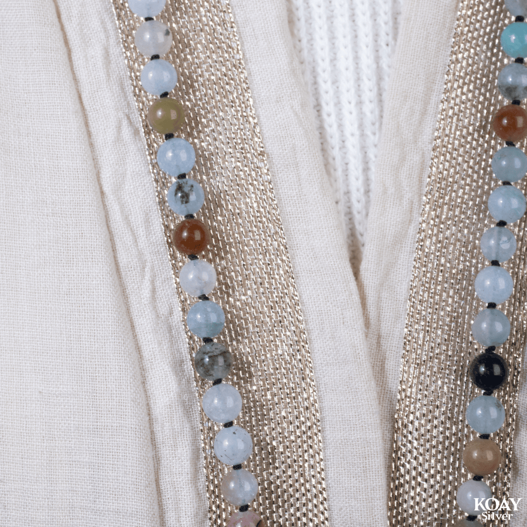 Colored Jade Necklace سبحه او سلسله