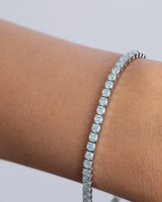 Zircon Mint Tennis (02) Bracelet