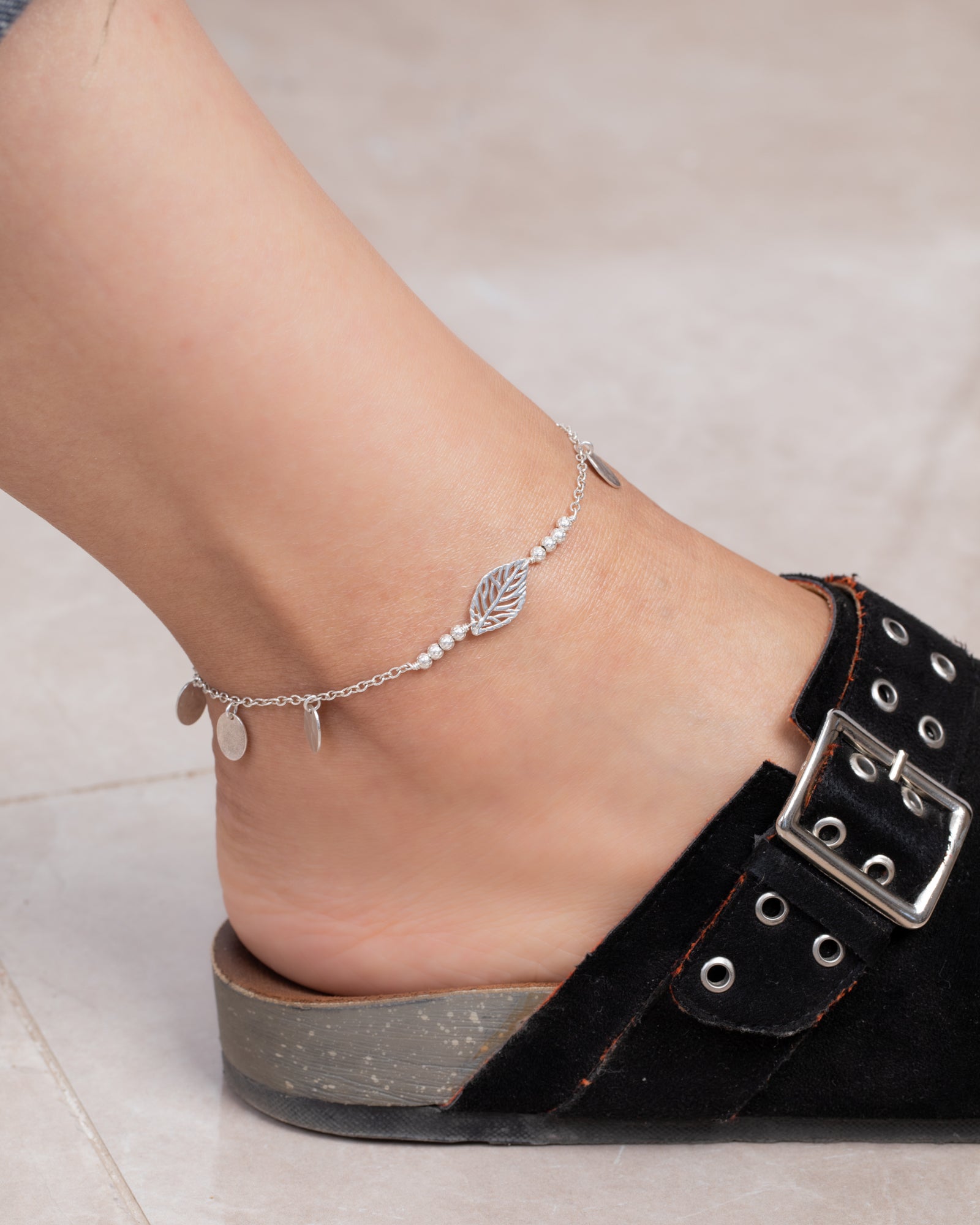 Leaf & Barq Anklet