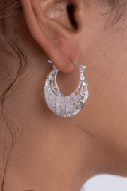 Arabesque Hoop Earring