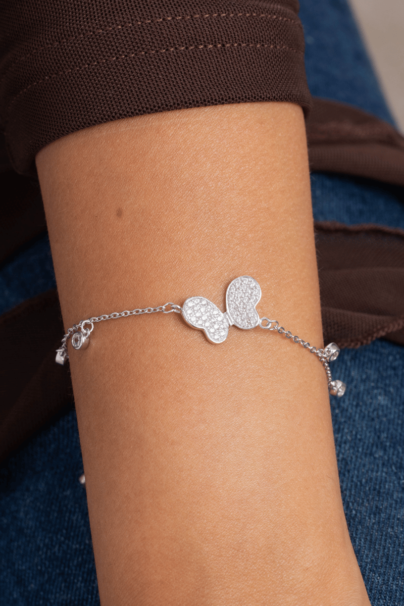 Zircon Butterfly (07) Bracelet