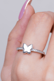 Zircon Butterfly (04) Ring