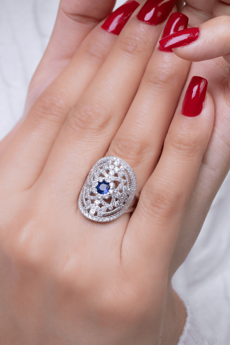 Zircon Blue (0142) Ring