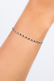 Zircons Bracelet (010-Black)
