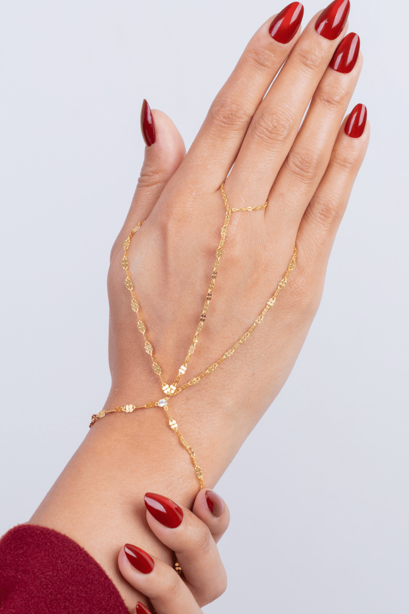 Plain (02) Gold Plated Handchain