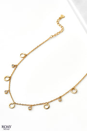 Circle Zircon GP Anklet