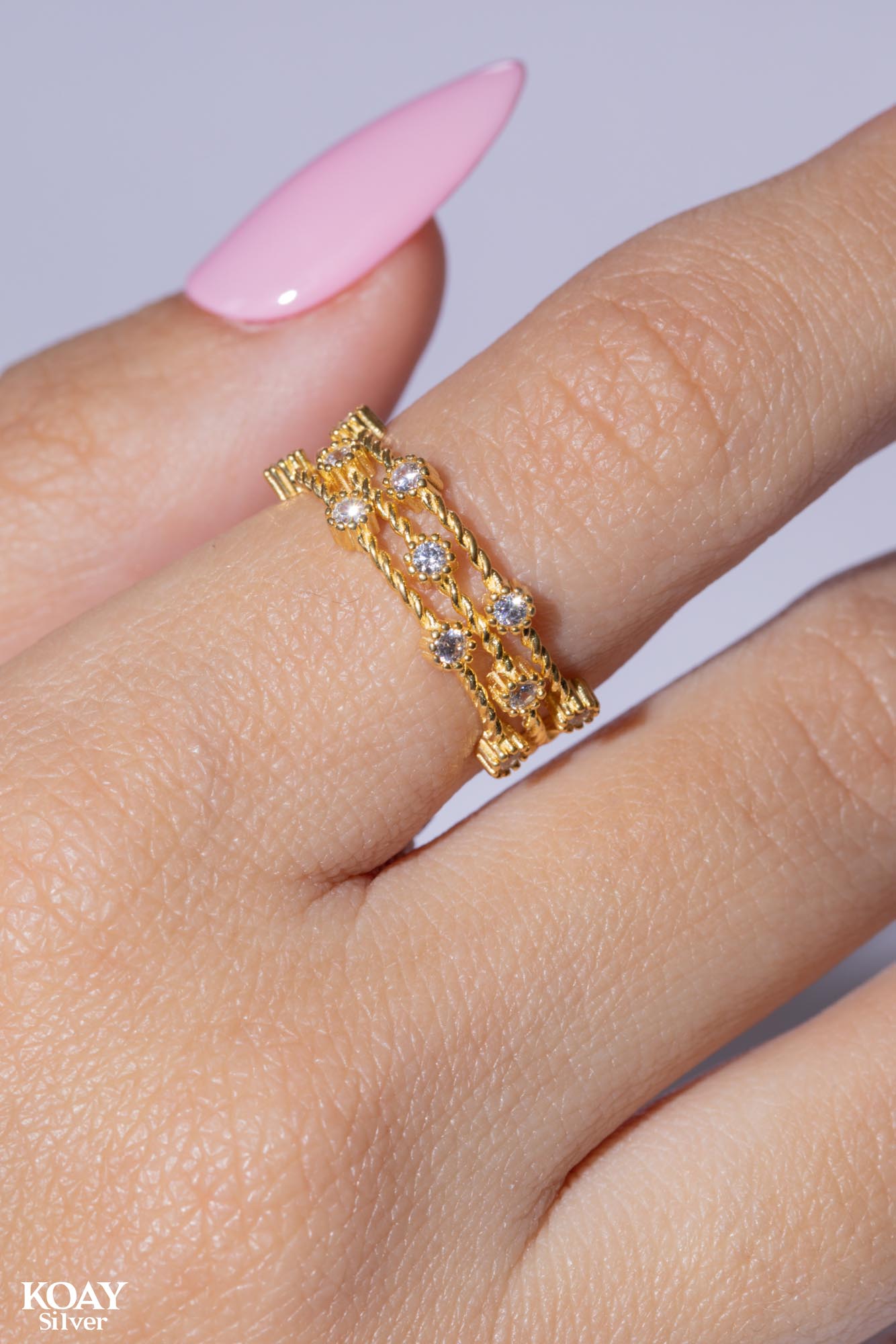 Zircon Triple Layer GP Ring