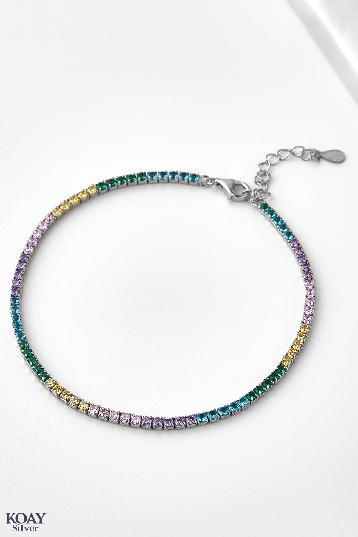 Colored Tennis (03) Bracelet