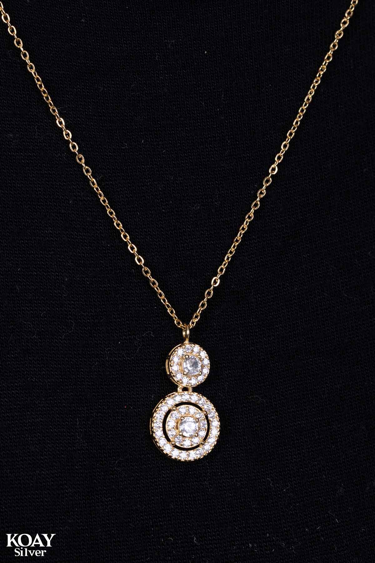 Zircon Circle (03-Necklace) GP