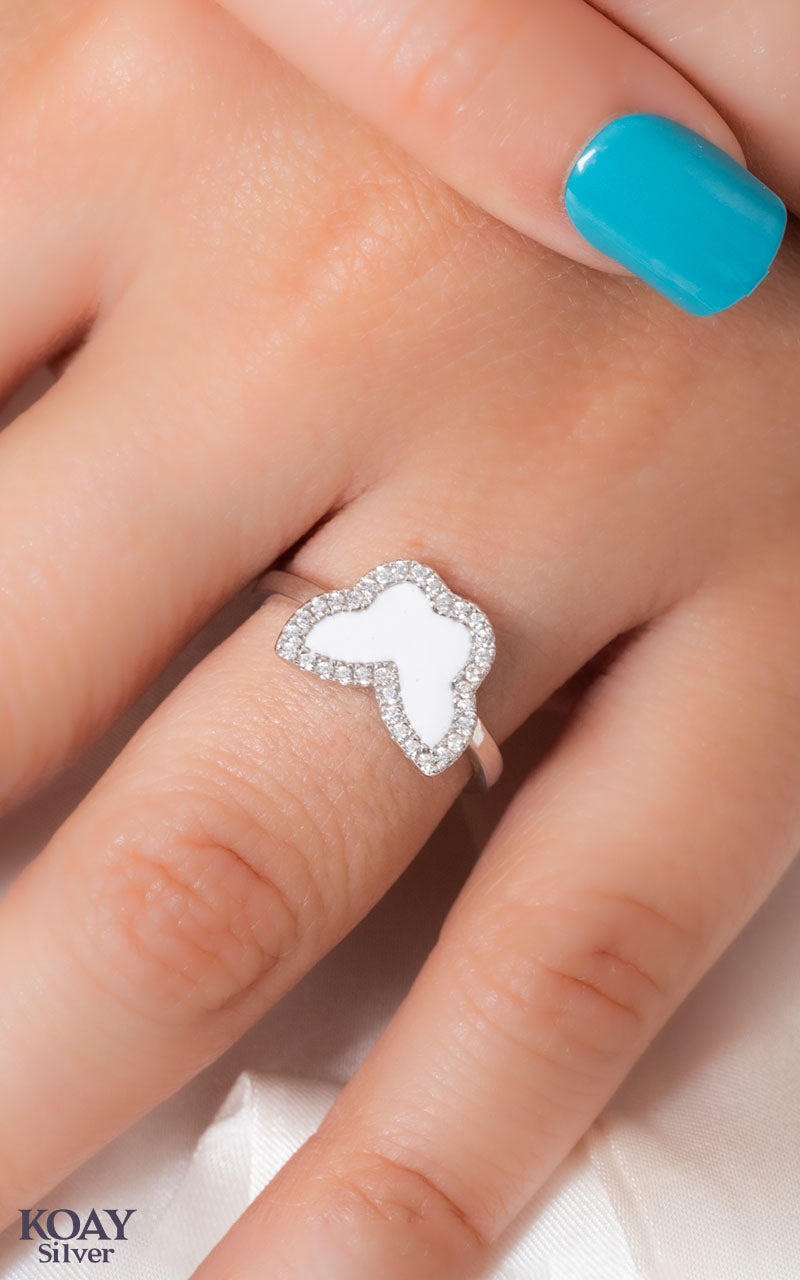 Zircon Sadaf Butterfly Ring (02)
