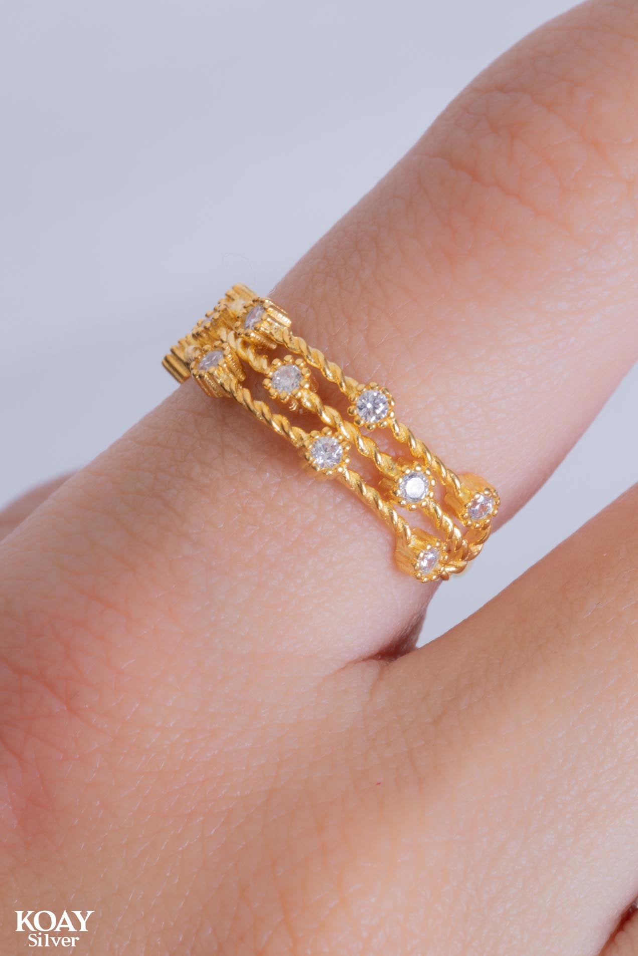Zircon Triple Layer GP Ring