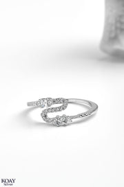 Zircon Wave Ring (056)