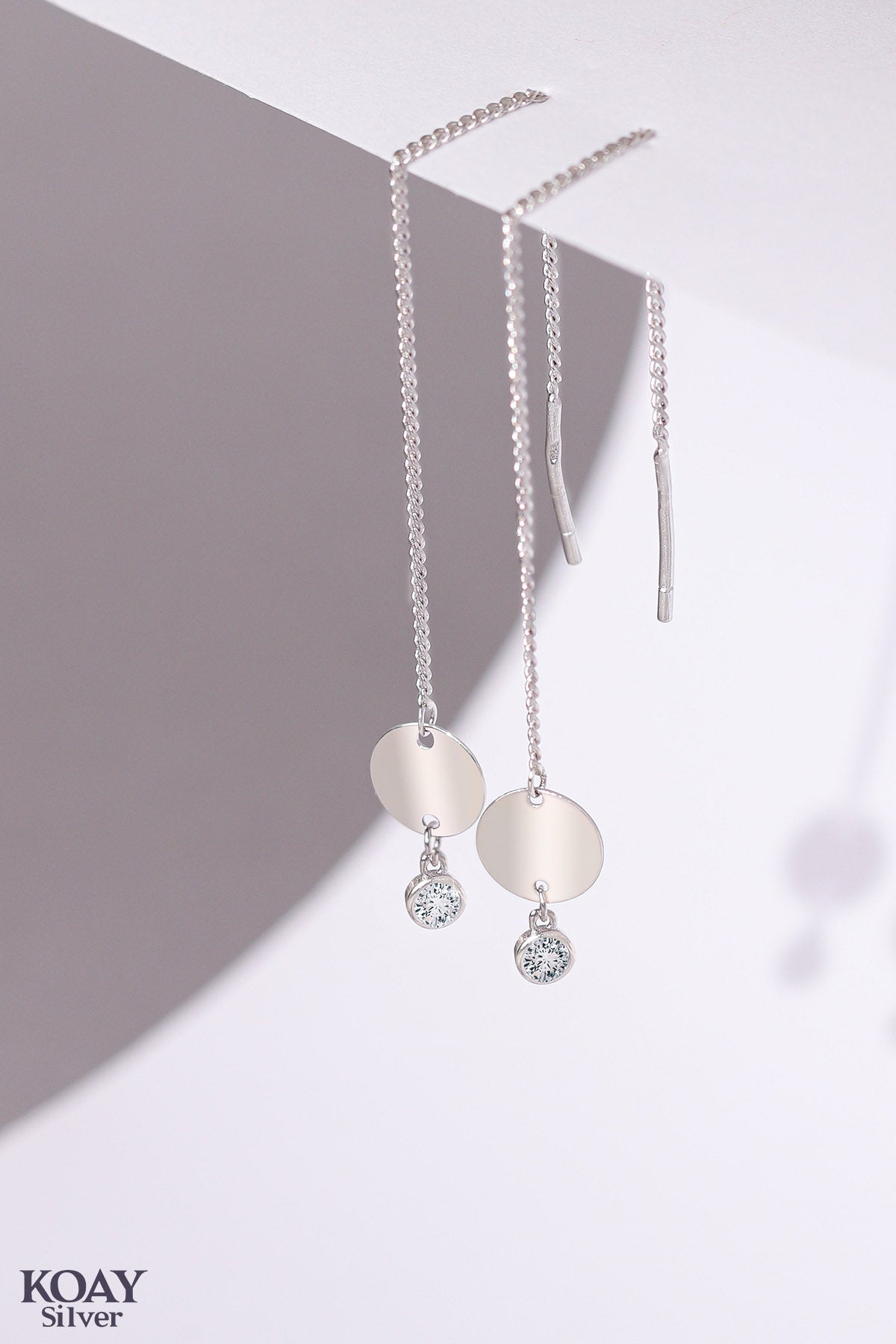 Barq Zircon Chain Earring