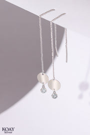 Barq Zircon Chain Earring