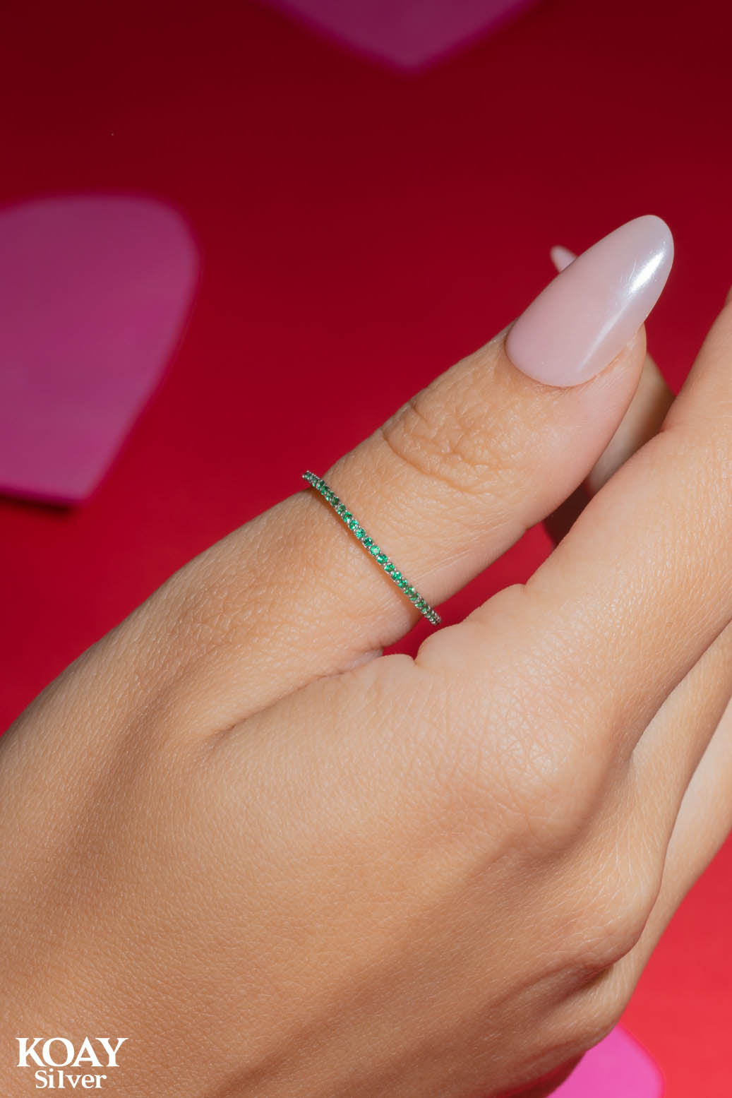 Zircon Ring (080-Green) Ring