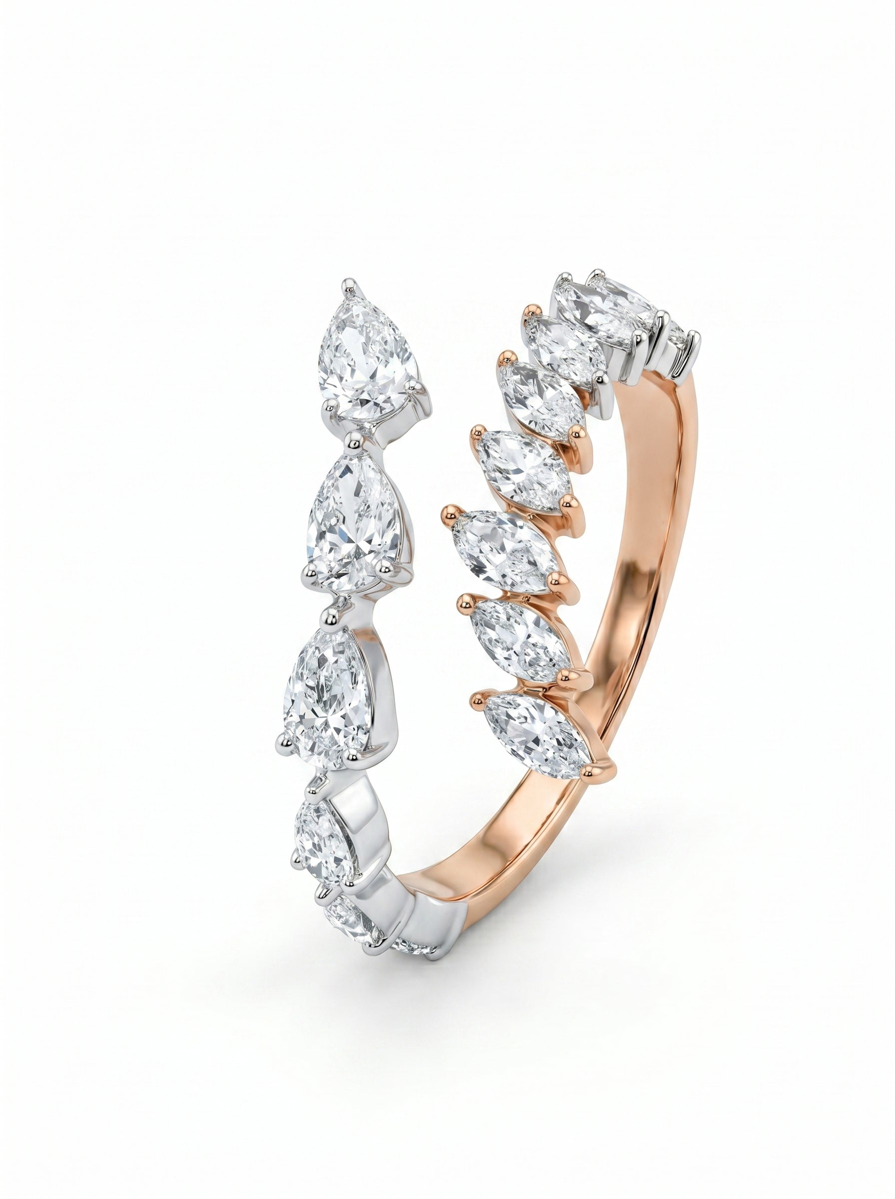 18K Gold Diamond Ring - RA14340