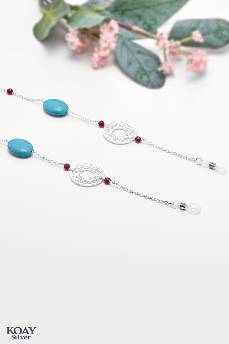 Turquoise Circle Cord