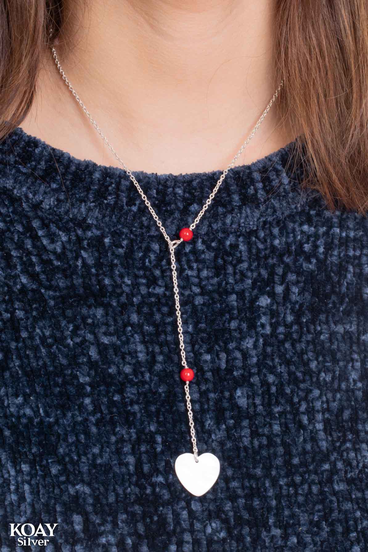 Heart Sadaf Necklace