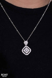 Zircon Hexa Necklace