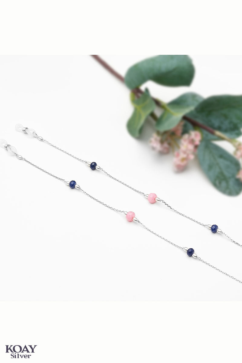 Pink And Navy Italian Cord