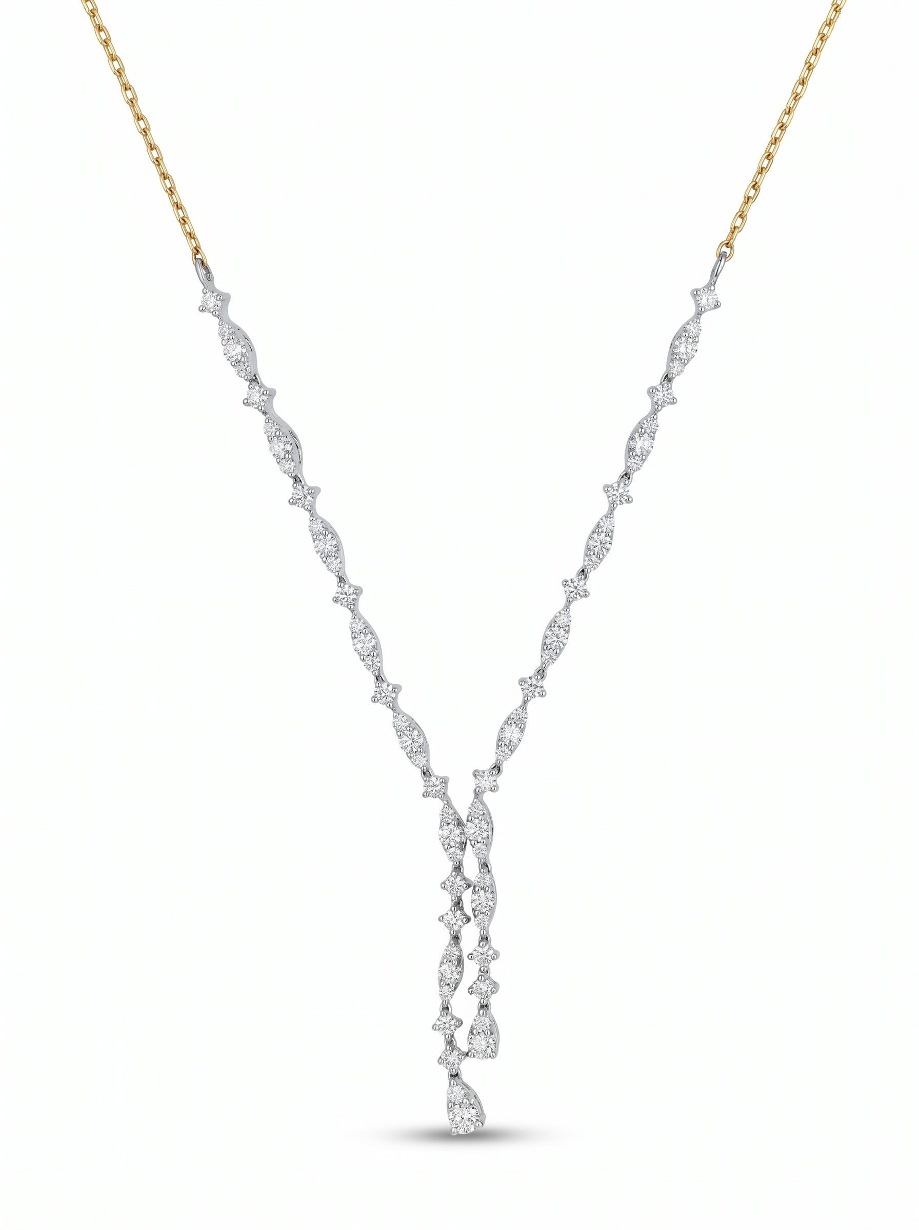 18K Gold Diamond Necklace - RA14323
