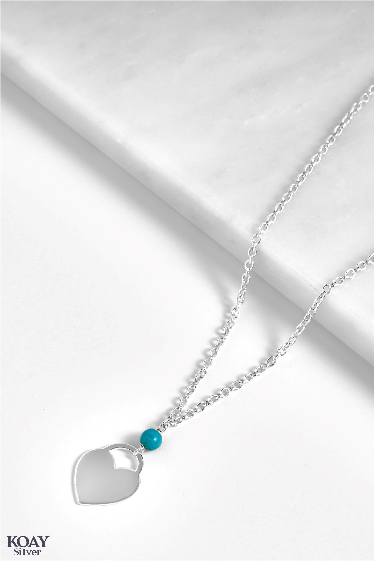 Turquoise Heart Necklace