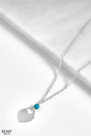 Turquoise Heart Necklace