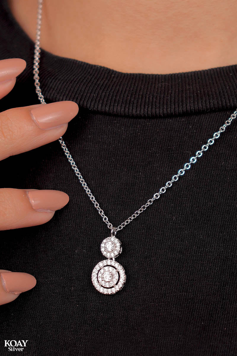 Zircon Circle (02-Necklace)