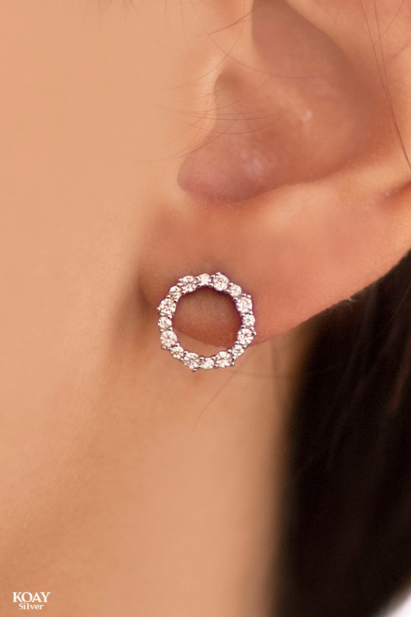 Zircon Sun Earrings