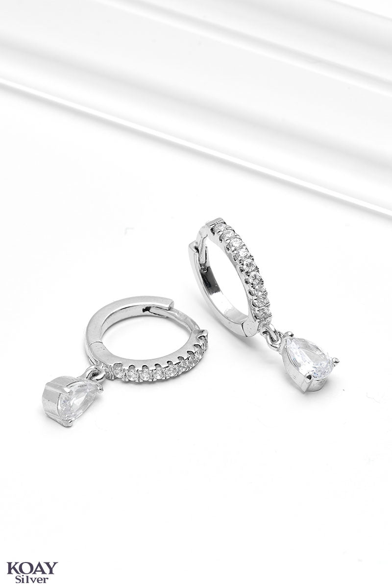 Zircon Hoop (019) Earring