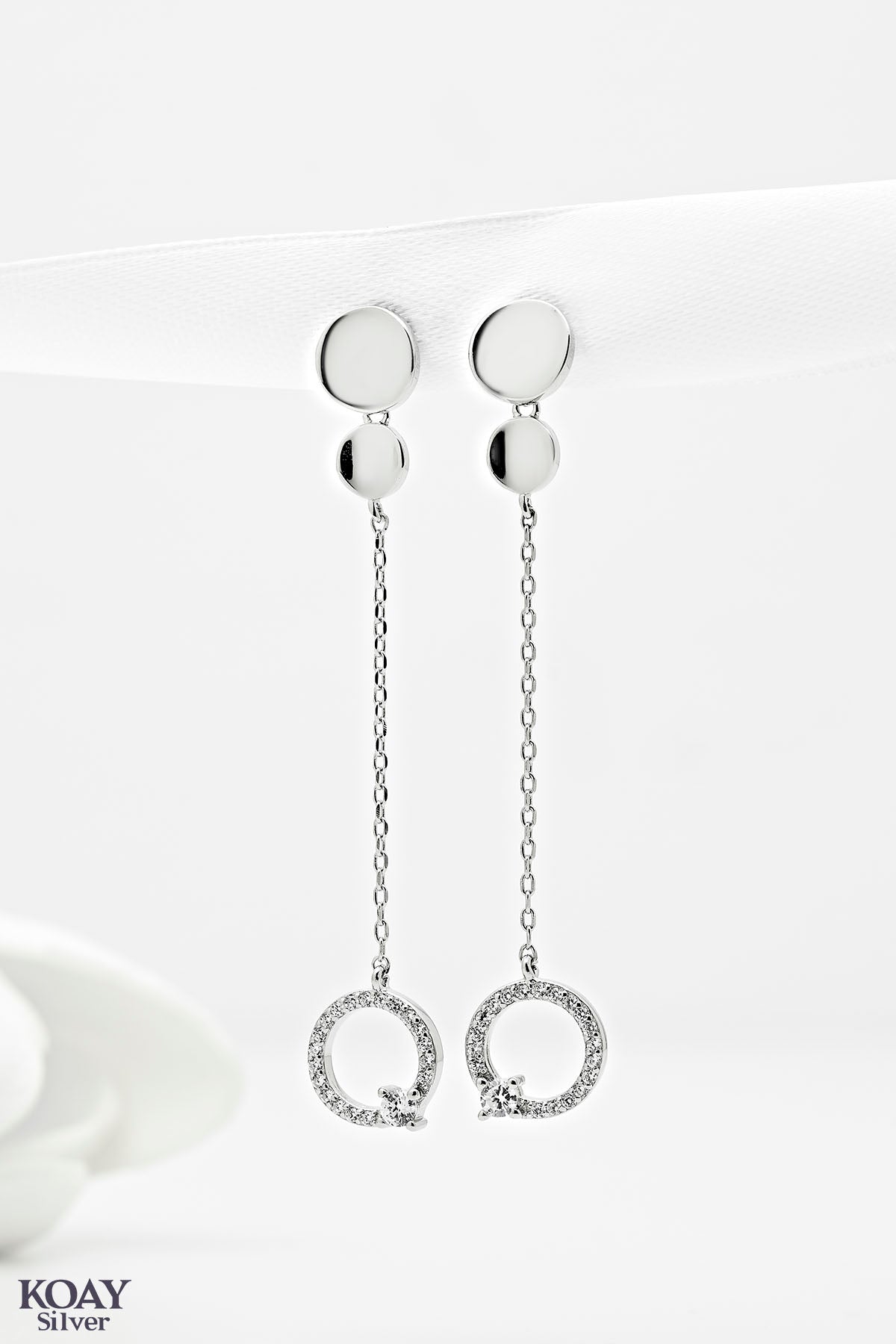 Zircon Chain (04) Earring