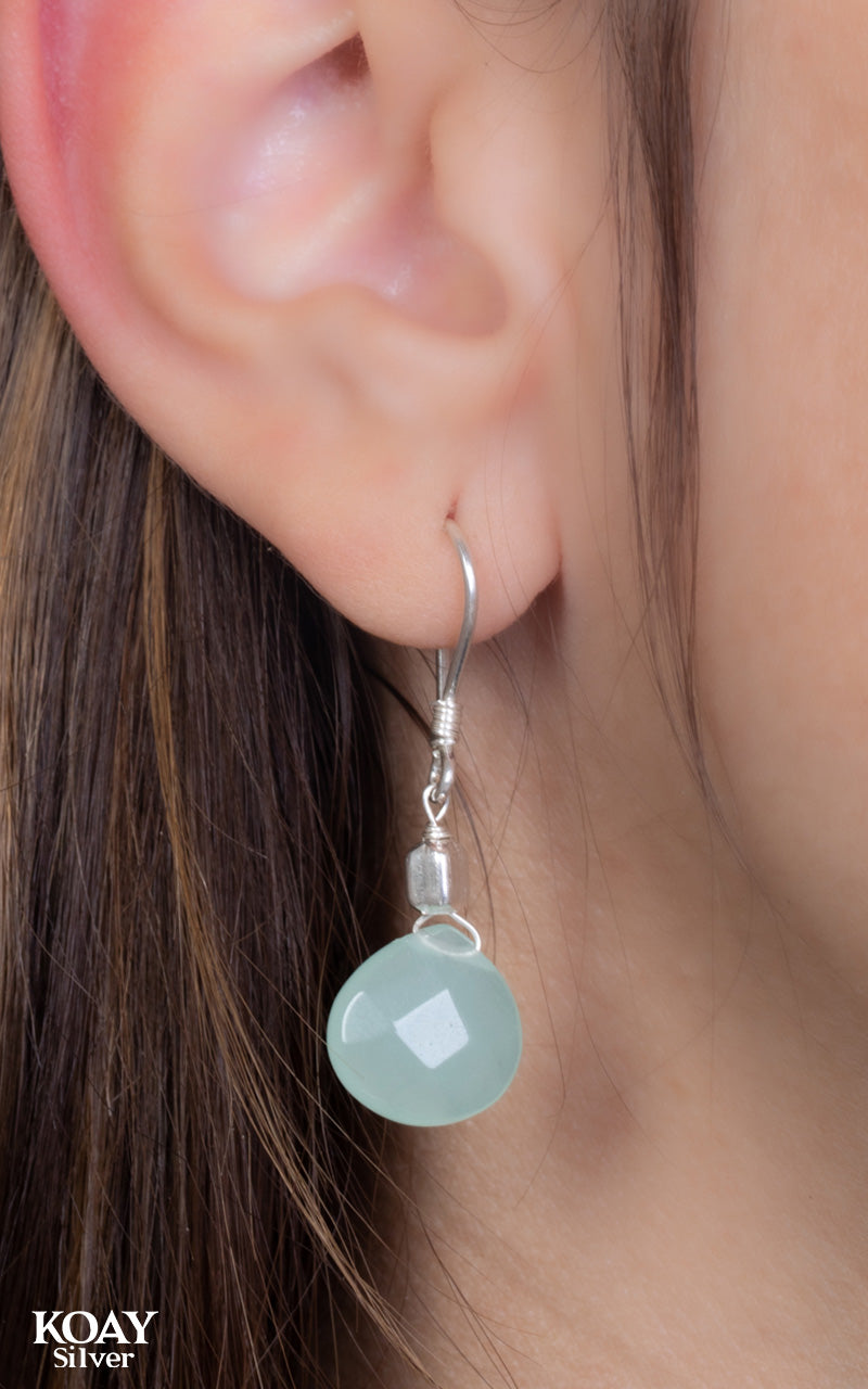 Mint green Earring