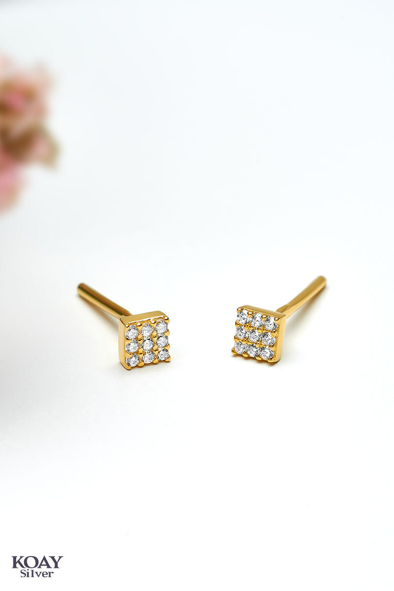 Zircon Earring (029) Diamond GP