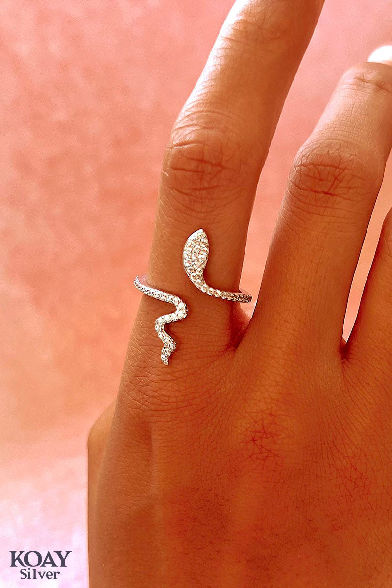 Zircon Snake (03) Ring