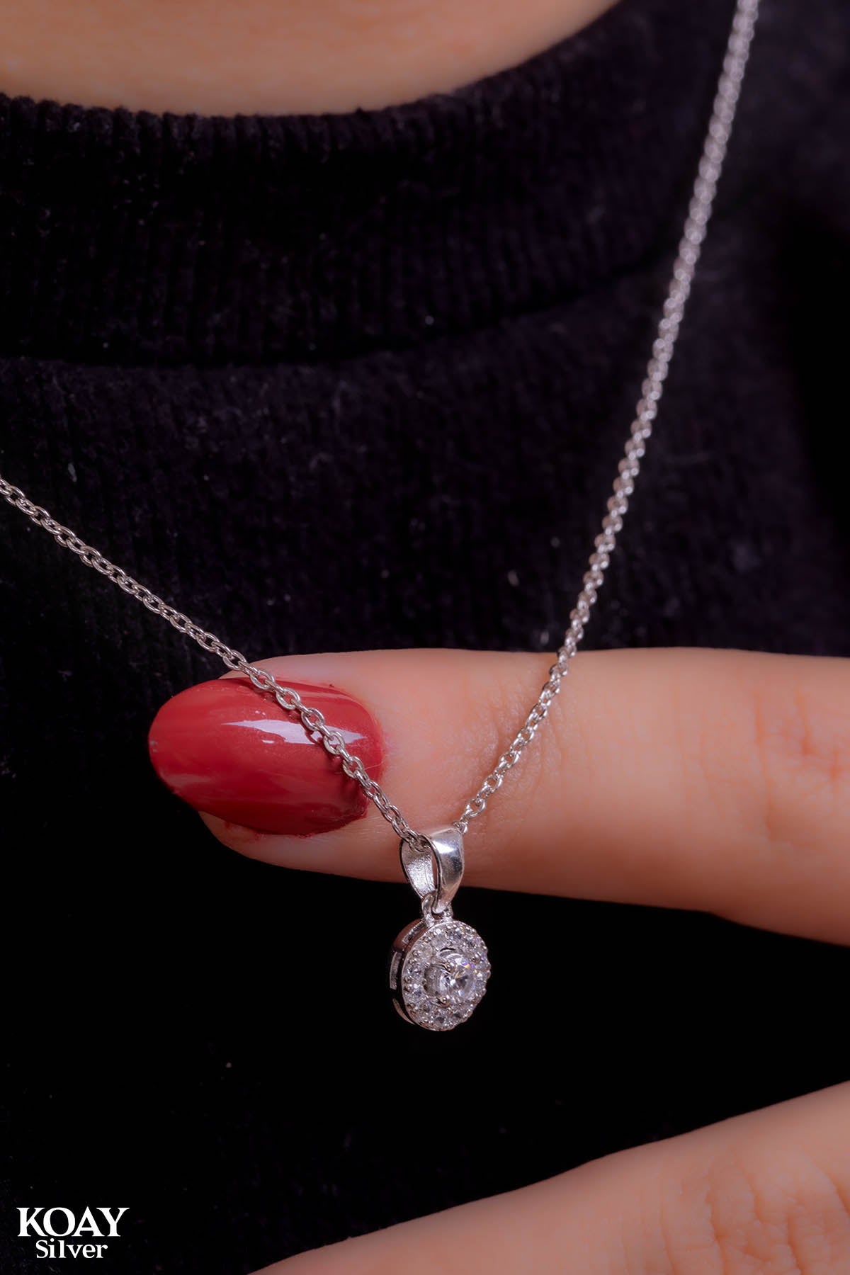 Circle Zircon Necklace