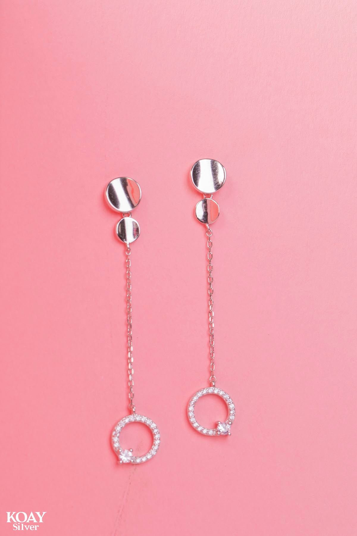Zircon Chain (04) Earring