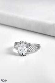Zircon Ring (074-Zircon Rectangle)