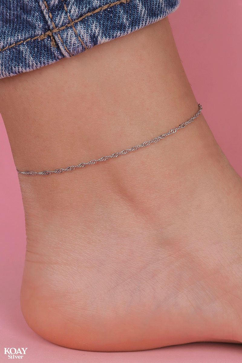Twist Chain Anklet