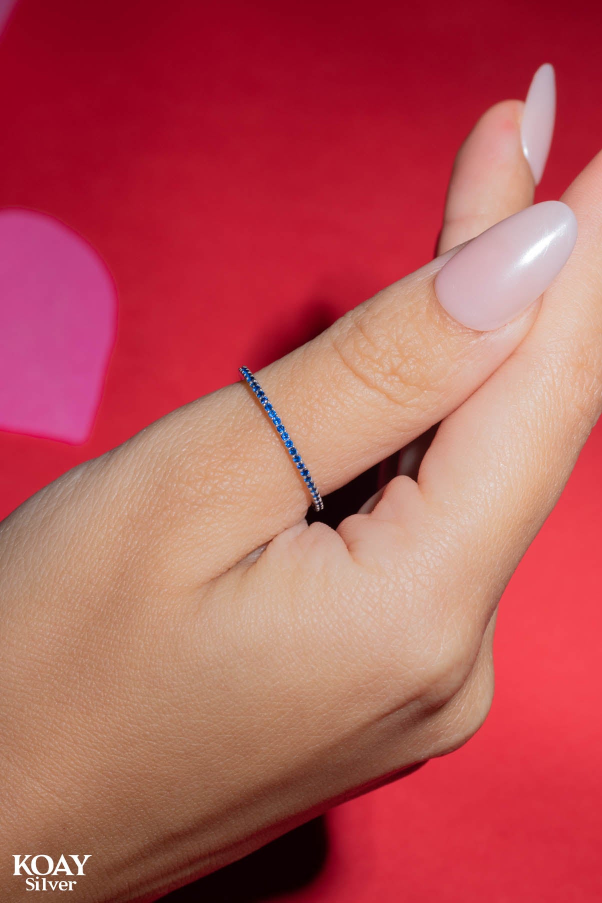Zircon Ring (080-Blue)