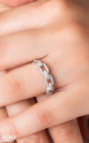 Zircon Oval Ring