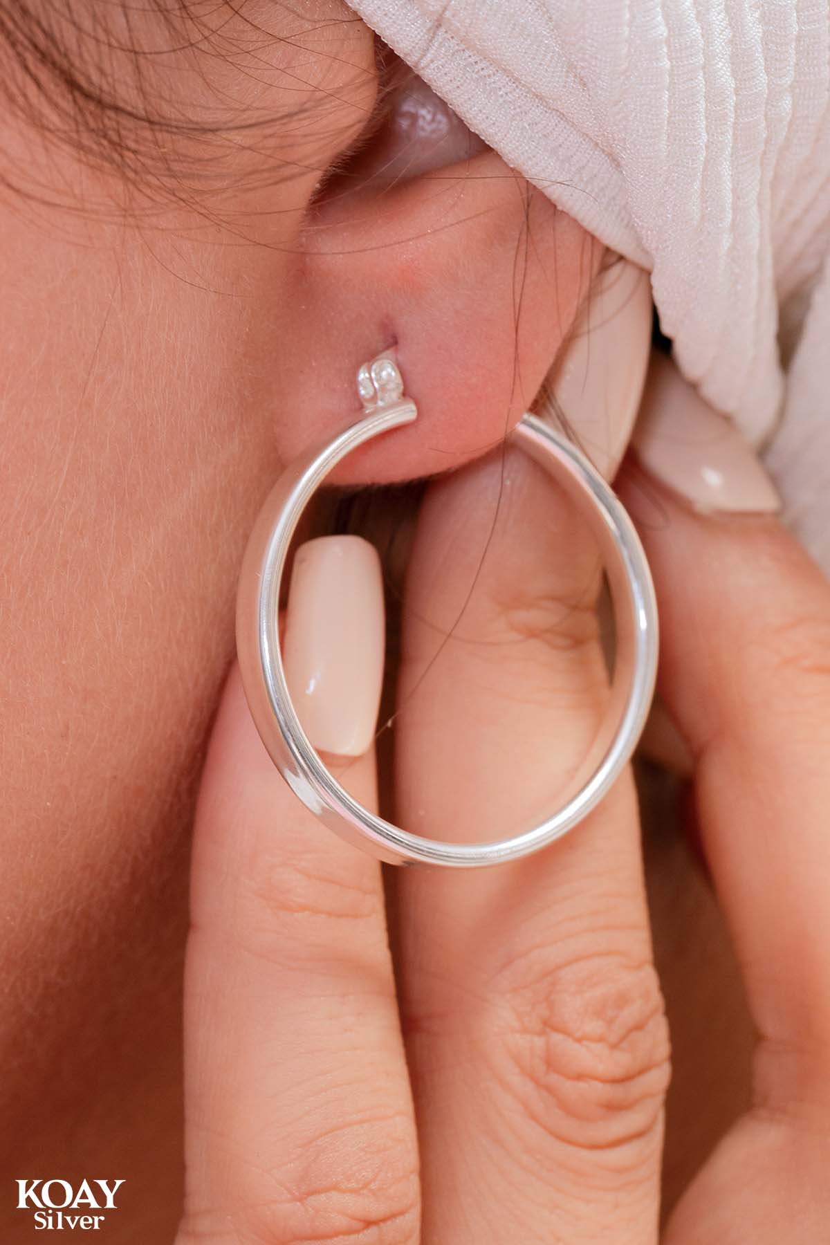 Thin Plain Earring