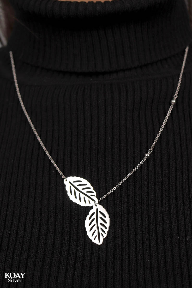 Double Leaf (02) Necklace
