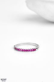 Zircon (071-Fuchsia) Ring