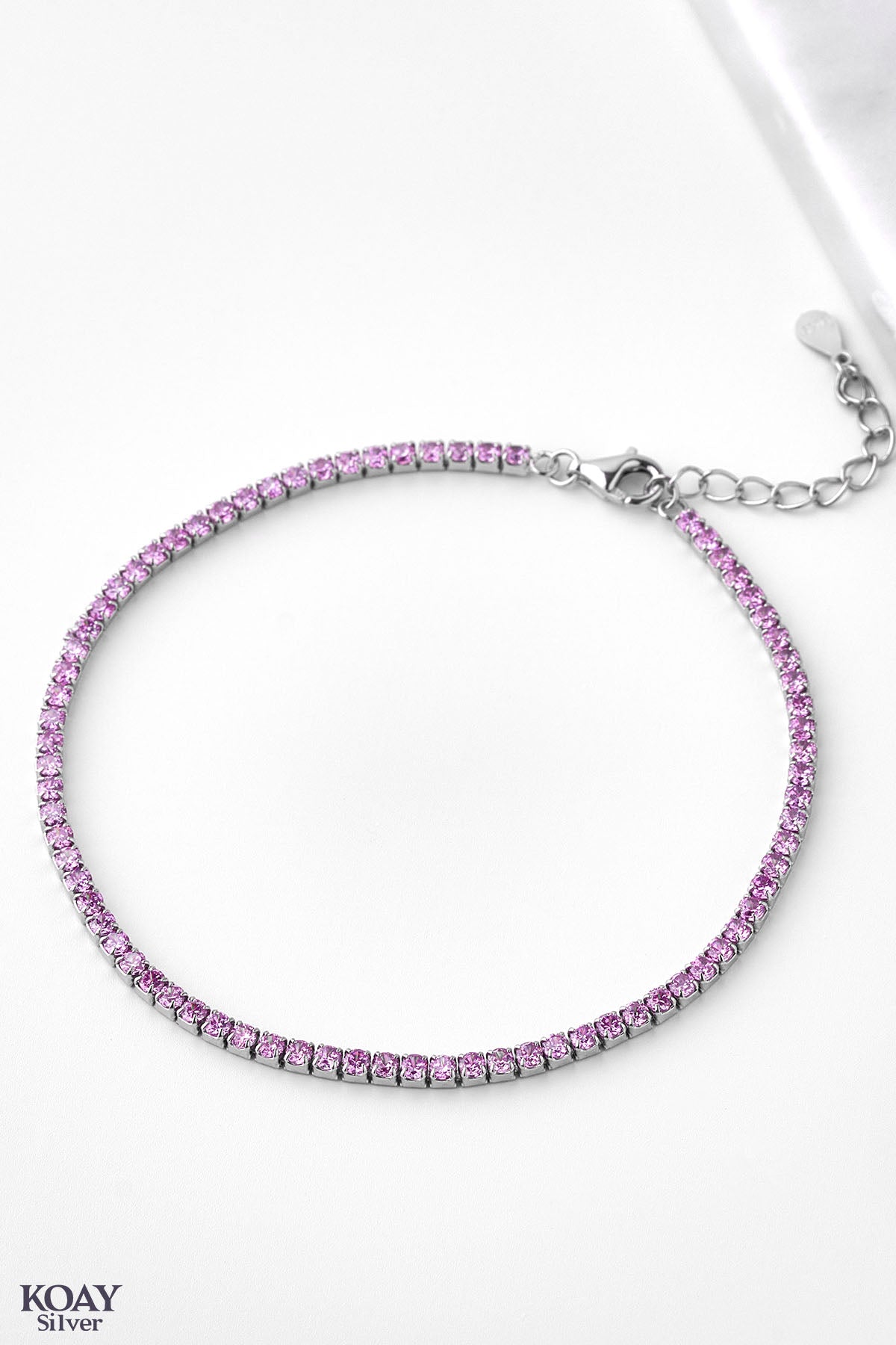 Rose Tennis Bracelet