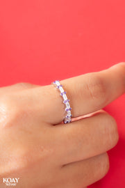 Zircon Ring (065-Purple)