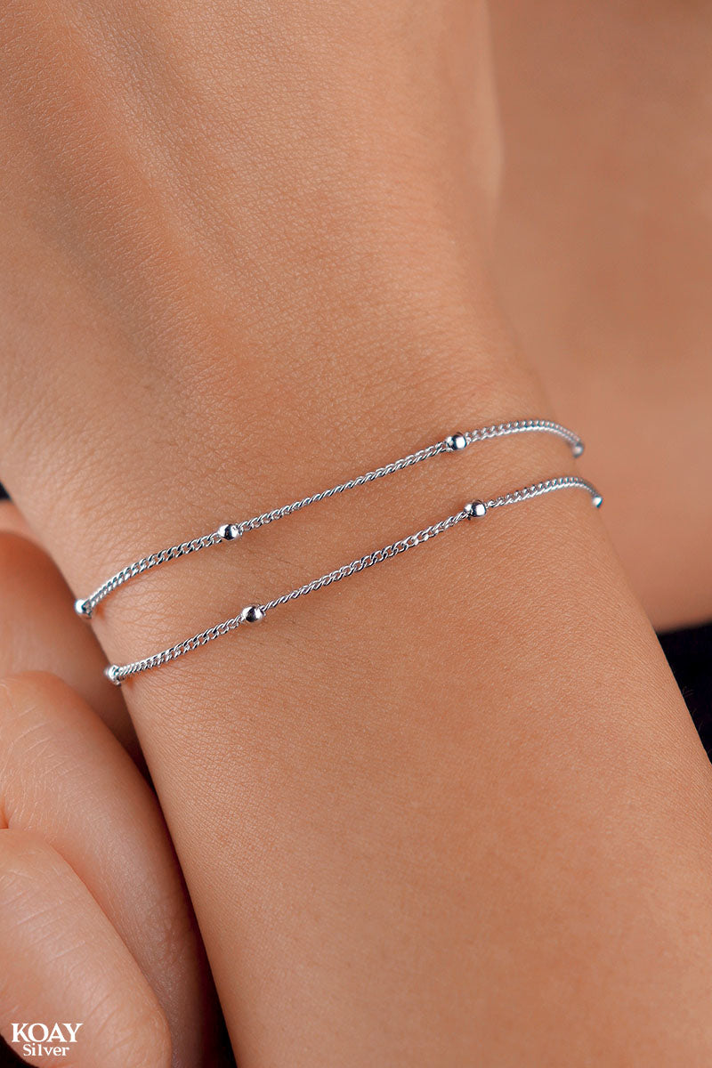 Balls Double Layer Bracelet